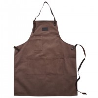Förkläde Brun Canvas